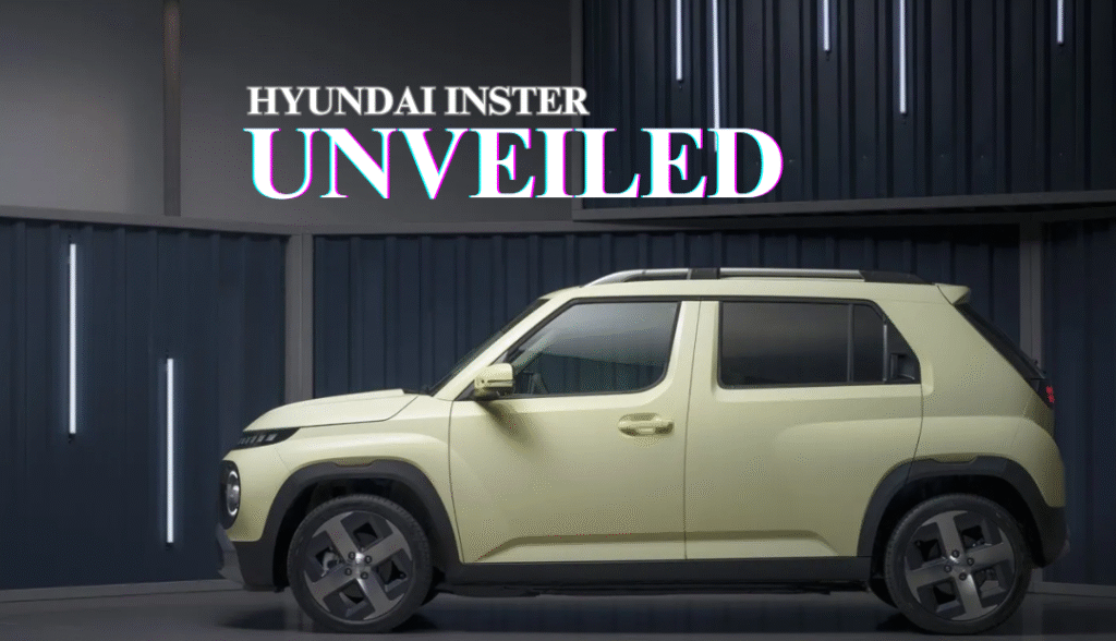Hyundai Inster Compact EV SUV showcased with “Ultimate Urban Electric SUV” branding