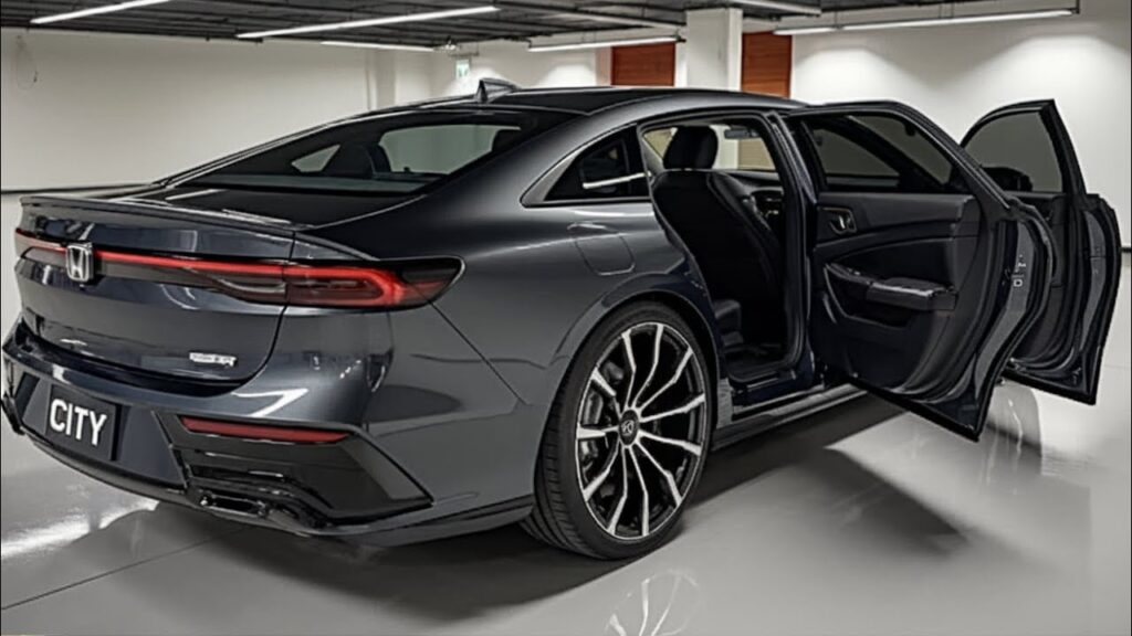 Honda City 2025 facelift interior dashboard with updated touchscreen