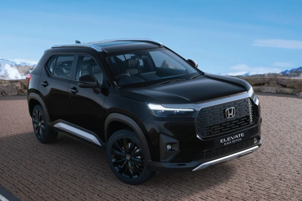 Honda Elevate 2025 facelift bold front grille LED headlights SUV India