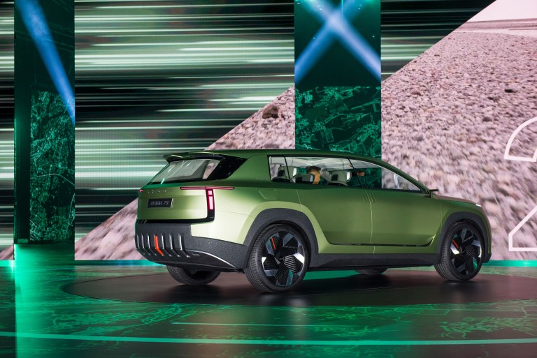 Skoda Vision 75 side profile