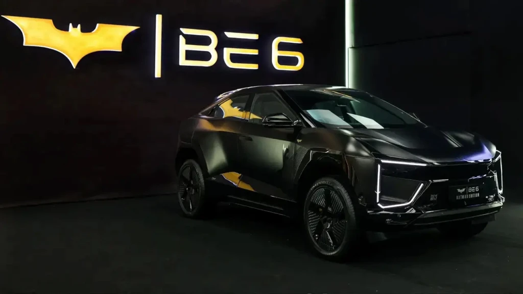 Mahindra BE6 Batman Edition, limited to only 999 units, features a dark-themed aesthetic inspired by Gotham’s hero. With stealthy matte-black finishes, bat-wing DRLs, and advanced EV performance, it defines power and mystery in one all-electric package