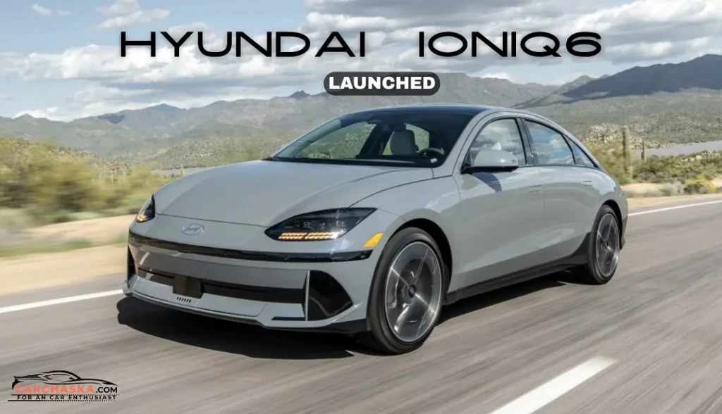 Hyundai Ioniq 6 2025 in metallic silver at India launch event, portraying aerodynamic fastback styling and premium EV presence