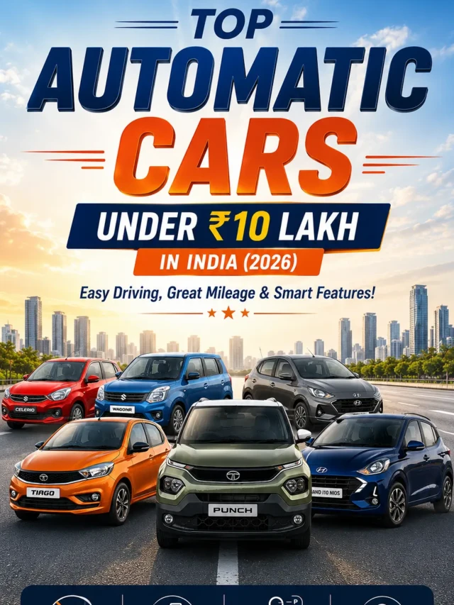 Best Automatic Cars Under ₹10 Lakh in India 2026