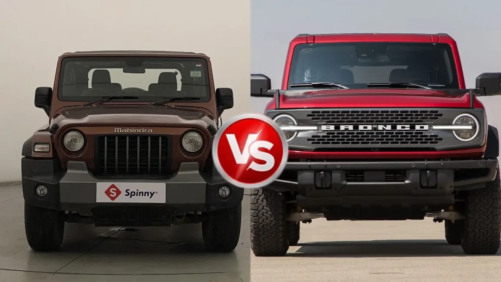 Mahindra Thar vs Ford Bronco Off-Road Battle for Adventure Buyers